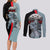 Elric Alphonse - Fullmetal Alchemist Couples Matching Long Sleeve Bodycon Dress and Long Sleeve Button Shirt Anime Style