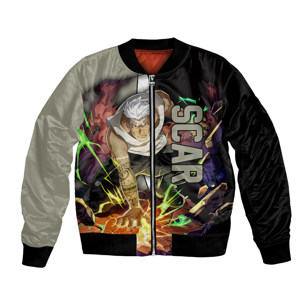 Scar - Fullmetal Alchemist Bomber Jacket Manga Style