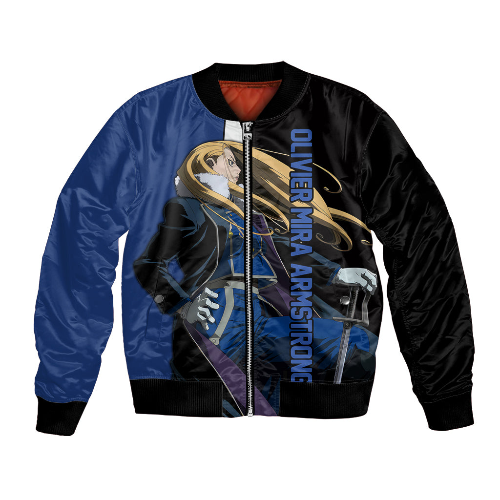 Armstrong Olivier Mira - Fullmetal Alchemist Bomber Jacket Anime Style