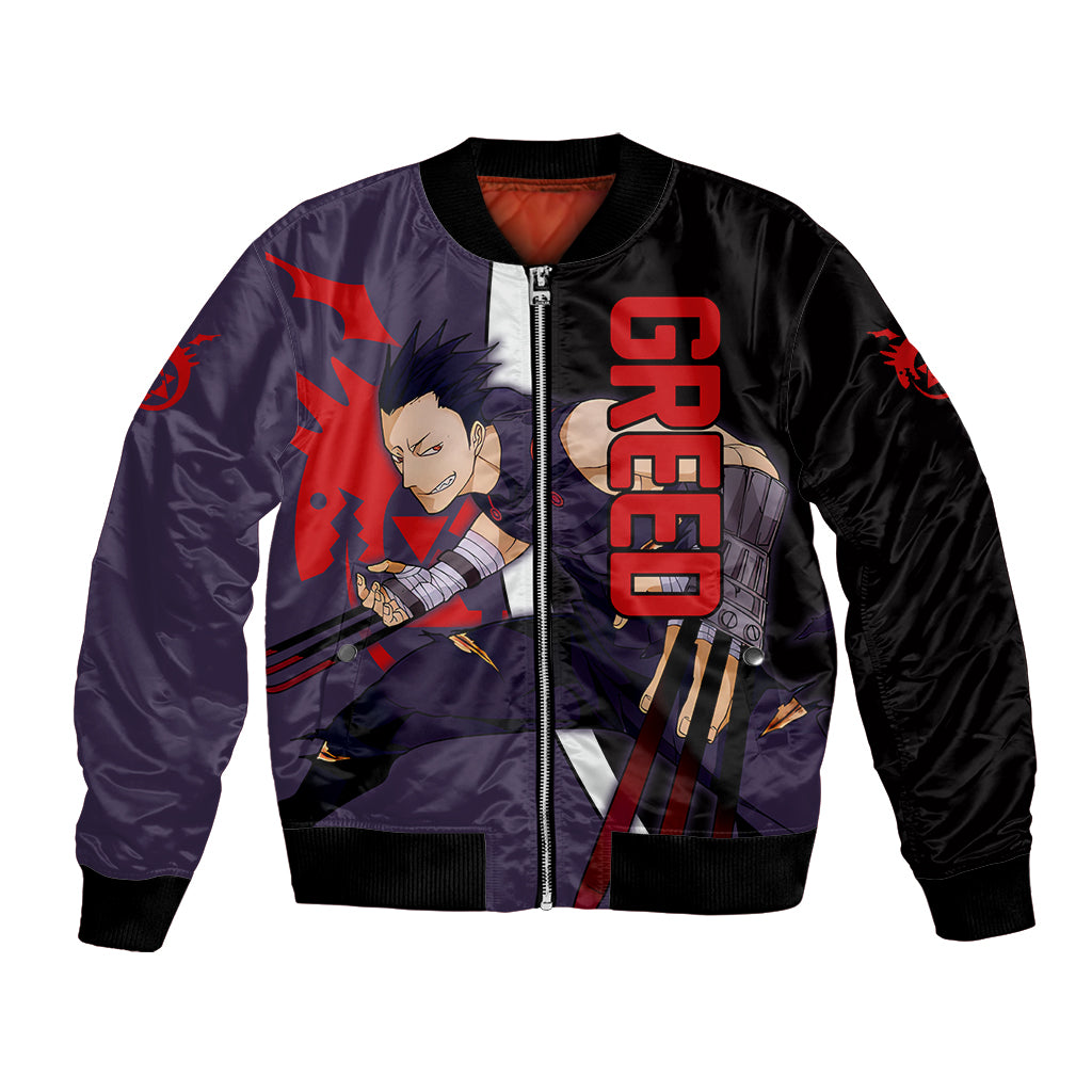 Greed - Fullmetal Alchemist Bomber Jacket Anime Style