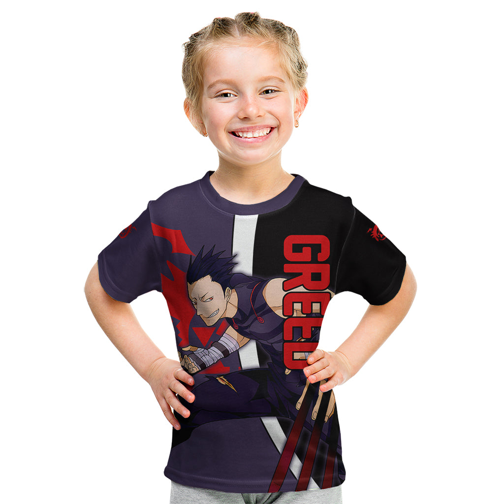 Greed - Fullmetal Alchemist Kid T Shirt Anime Style