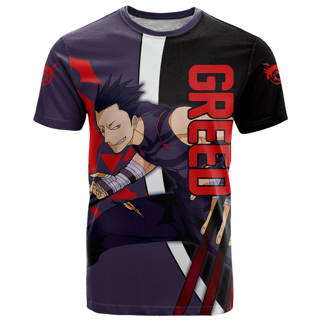 Greed - Fullmetal Alchemist T Shirt Anime Style