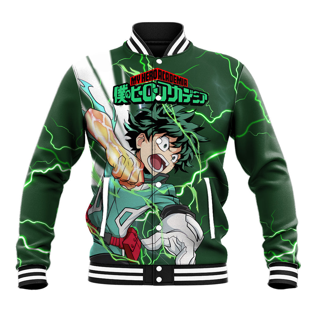 Izuku Midoriya Deku - My Hero Academia Baseball Jacket Anime Style