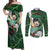 Izuku Midoriya Deku - My Hero Academia Couples Matching Off Shoulder Maxi Dress and Long Sleeve Button Shirt Anime Style