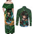 Izuku Midoriya Deku - My Hero Academia Couples Matching Off Shoulder Maxi Dress and Long Sleeve Button Shirt Anime Style