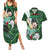 Izuku Midoriya Deku - My Hero Academia Couples Matching Summer Maxi Dress and Hawaiian Shirt Anime Style