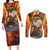 Katsuki Bakugou - My Hero Academia Couples Matching Long Sleeve Bodycon Dress and Long Sleeve Button Shirt Anime Style