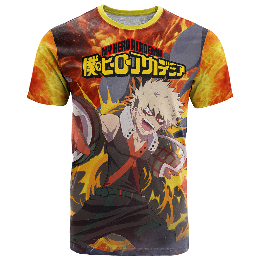 Katsuki Bakugou - My Hero Academia T Shirt Anime Style