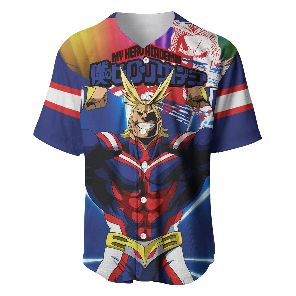 Toshinori Yagi - My Hero Academia Baseball Jersey Anime Style