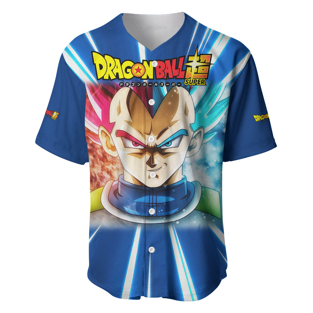 Prince Vegeta - Dragon Ball Baseball Jersey Anime Style