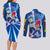 Prince Vegeta - Dragon Ball Couples Matching Long Sleeve Bodycon Dress and Long Sleeve Button Shirt Anime Style