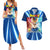 Prince Vegeta - Dragon Ball Couples Matching Summer Maxi Dress and Hawaiian Shirt Anime Style