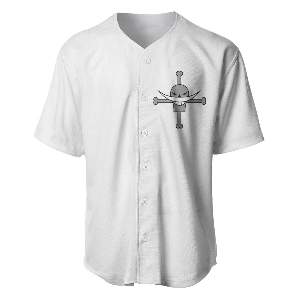 Edward Newgate - White Beard - One Piece Baseball Jersey Anime Uniform Style