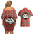 Jinbe - One Piece Couples Matching Off Shoulder Short Dress and Hawaiian Shirt Anime Uniform Style