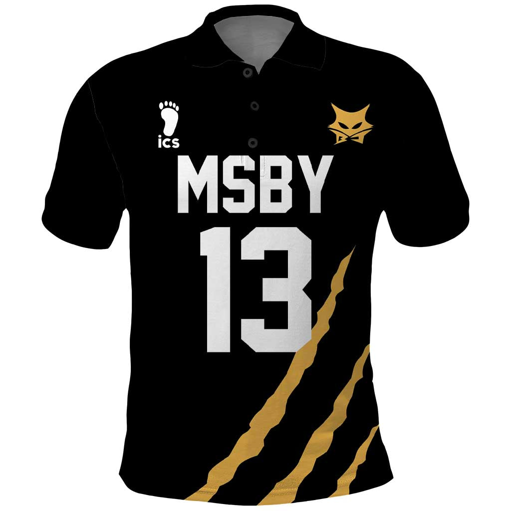 MSBY Atsumu Miya - Number 13 - Haikyu Polo Shirt Anime Uniform Style