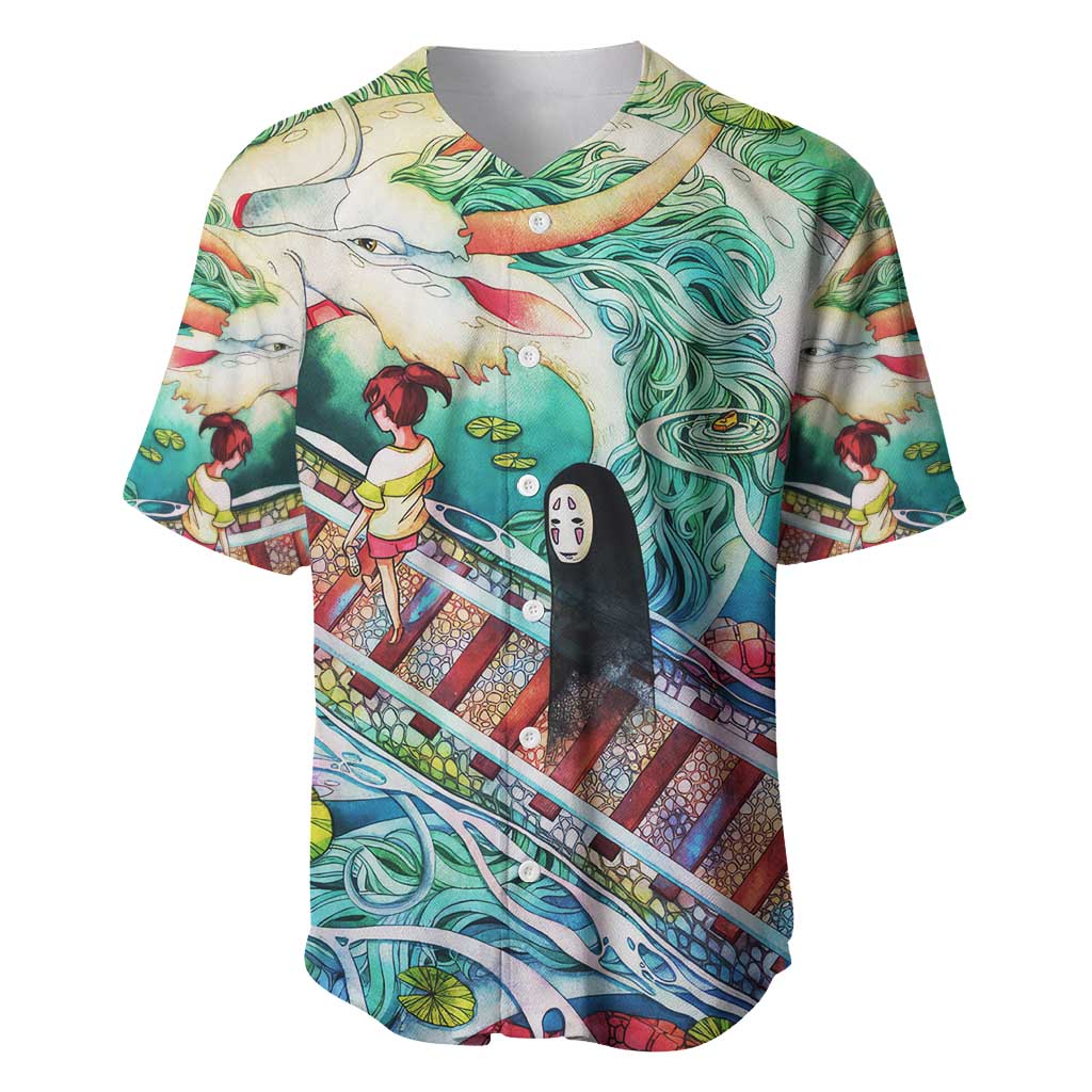 Mythical Spirited Away Studio Ghibli Baseball Jersey Anime Style