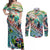 Mythical Spirited Away Studio Ghibli Couples Matching Off Shoulder Maxi Dress and Long Sleeve Button Shirt Anime Style