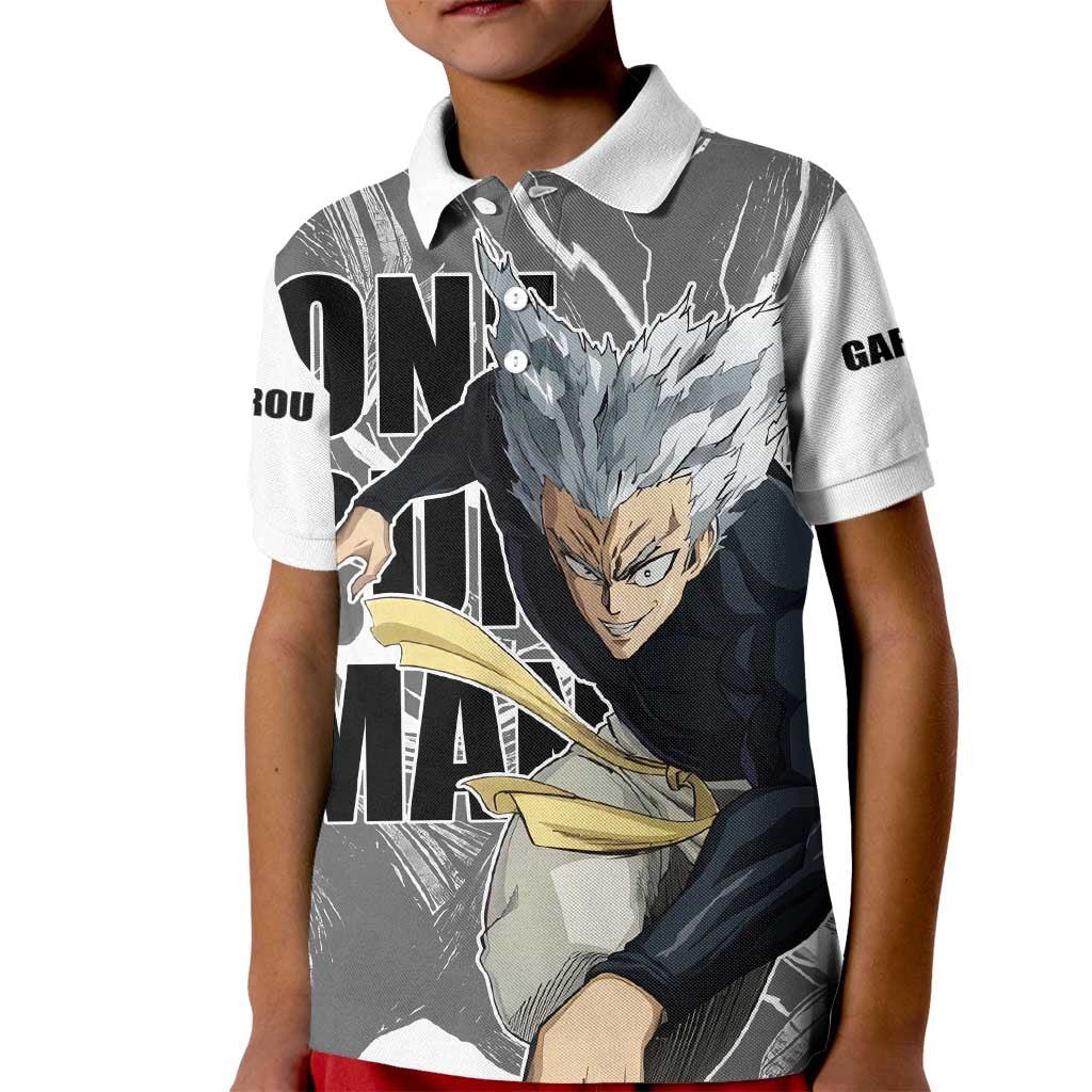 Garou - One Punch Man Kid Polo Shirt Anime Style