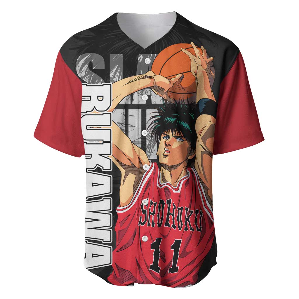 Rukawa Kaede - Slam Dunk Baseball Jersey Anime Style