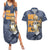 Genos - One Punch Man Couples Matching Summer Maxi Dress and Hawaiian Shirt Anime Style