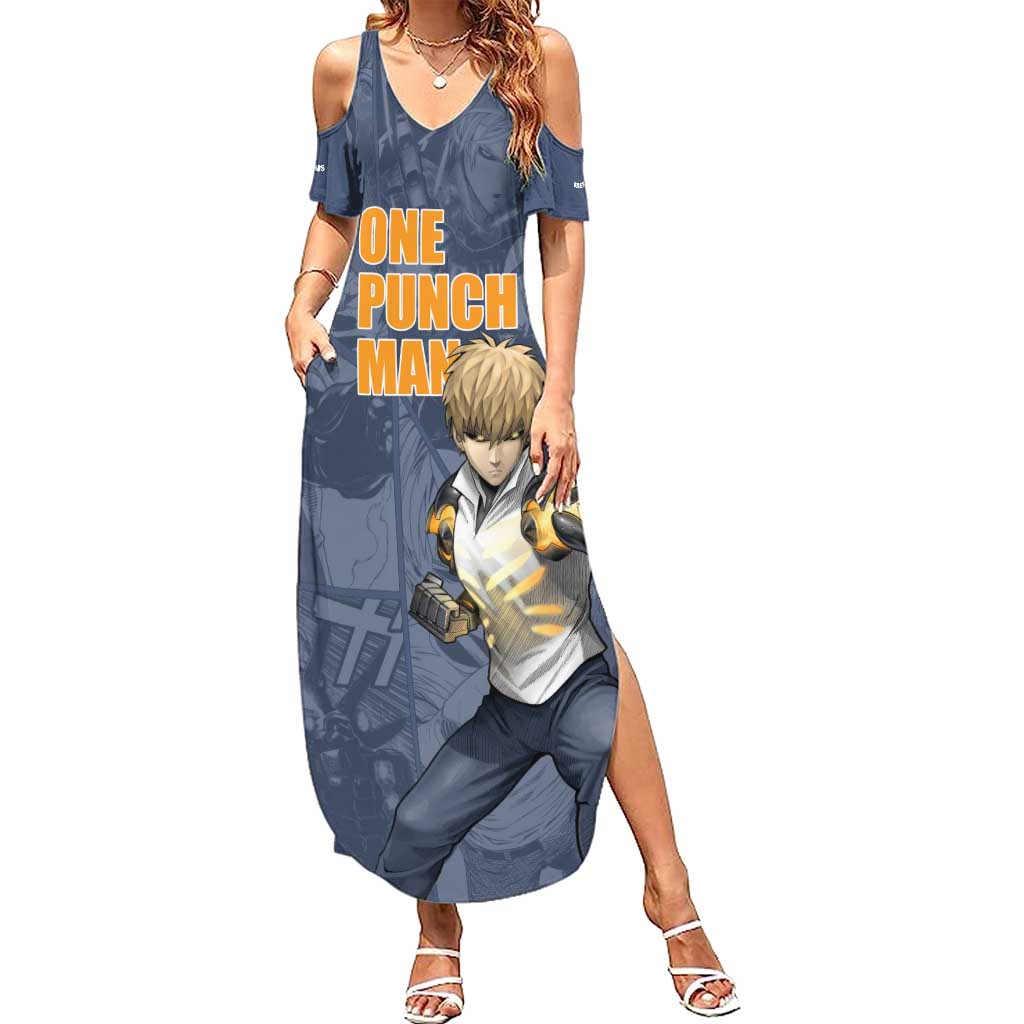 Genos - One Punch Man Summer Maxi Dress Anime Style