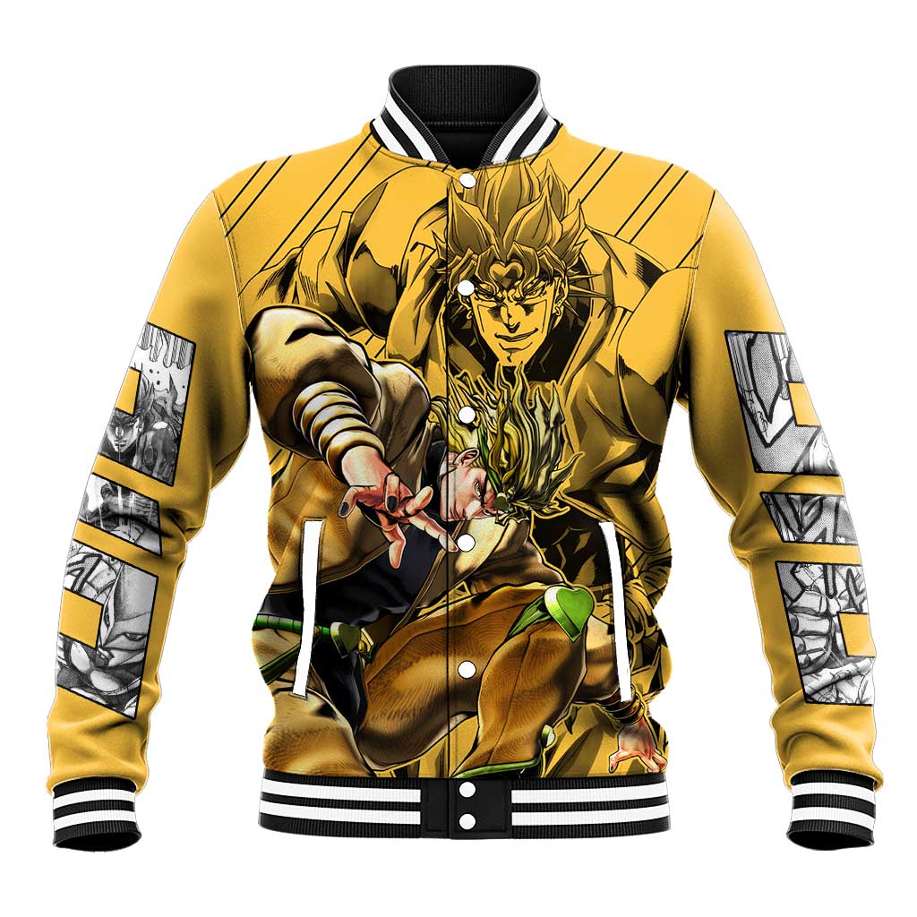 Dio Brando oJo's Bizarre Adventure Baseball Jacket Anime Style