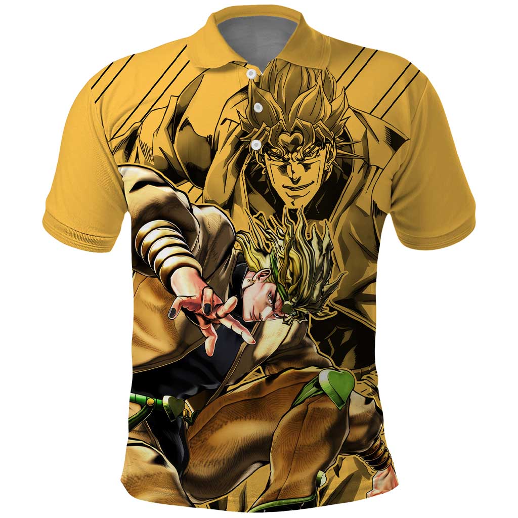 Dio Brando oJo's Bizarre Adventure Polo Shirt Anime Style