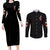 the-good-girl-in-me-3-skulls-rose-vintage-couples-matching-long-sleeve-bodycon-dress-and-long-sleeve-button-shirt