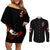 the-good-girl-in-me-3-skulls-rose-vintage-couples-matching-off-shoulder-short-dress-and-long-sleeve-button-shirt