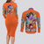 Son Goku V2 Dragon Ball Z Couples Matching Long Sleeve Bodycon Dress and Long Sleeve Button Shirt Anime Style