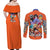 Son Goku V2 Dragon Ball Z Couples Matching Off Shoulder Maxi Dress and Long Sleeve Button Shirt Anime Style