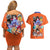 Son Goku V2 Dragon Ball Z Couples Matching Off Shoulder Short Dress and Hawaiian Shirt Anime Style