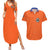 Son Goku V2 Dragon Ball Z Couples Matching Summer Maxi Dress and Hawaiian Shirt Anime Style