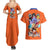 Son Goku V2 Dragon Ball Z Couples Matching Summer Maxi Dress and Hawaiian Shirt Anime Style