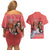 Himura Rurouni Kenshin S Couples Matching Off Shoulder Short Dress and Hawaiian Shirt Anime Style