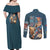 Tony Tony Chopper V3 One Piece Couples Matching Off Shoulder Maxi Dress and Long Sleeve Button Shirt Anime Style