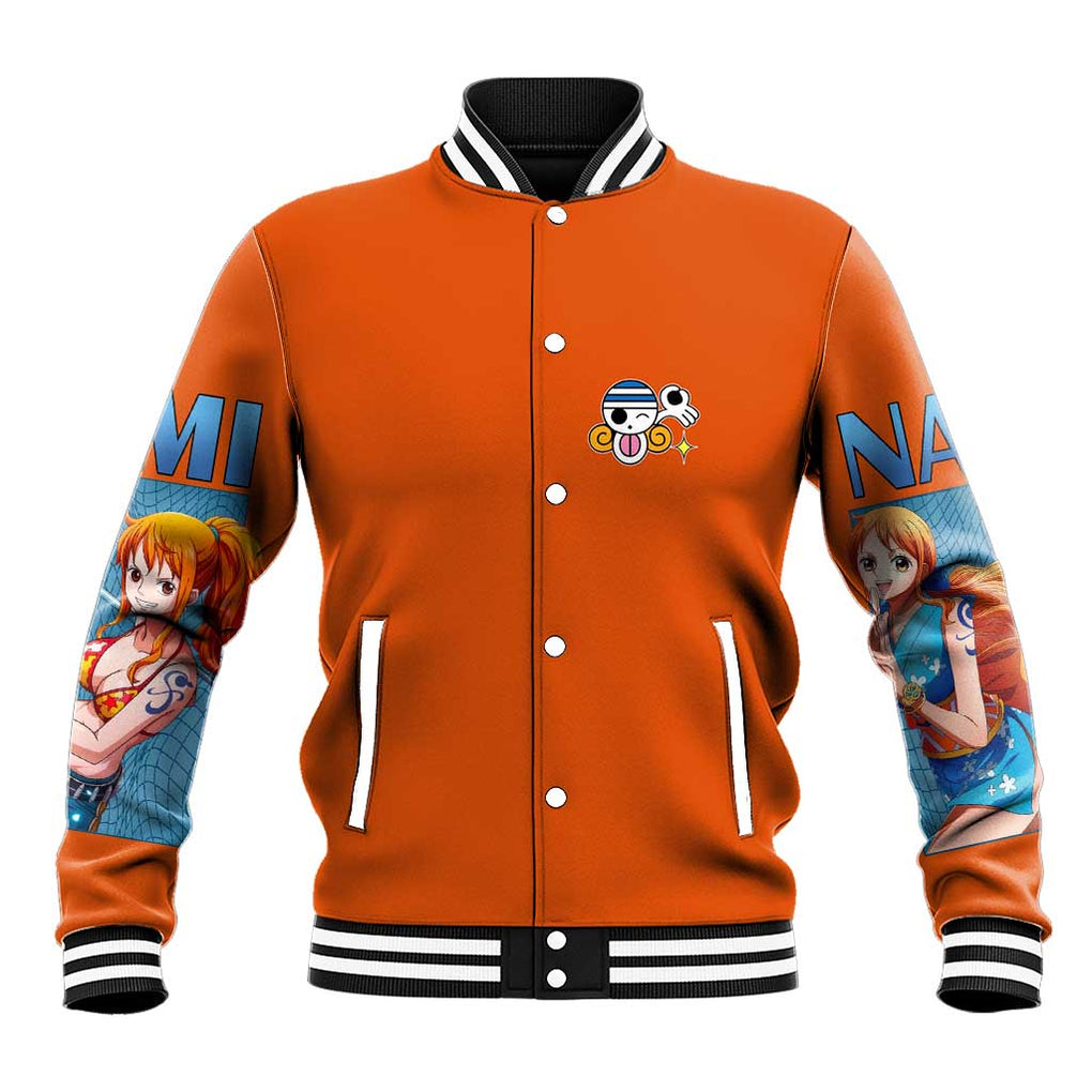 Nami V2 One Piece Baseball Jacket Anime Style