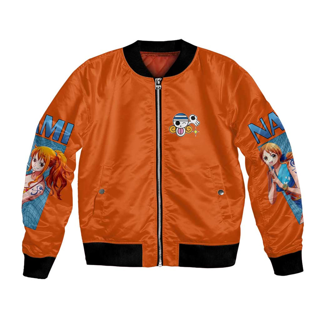 Nami V2 One Piece Bomber Jacket Anime Style