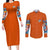 Nami V2 One Piece Couples Matching Long Sleeve Bodycon Dress and Long Sleeve Button Shirt Anime Style