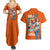 Nami V2 One Piece Couples Matching Summer Maxi Dress and Hawaiian Shirt Anime Style