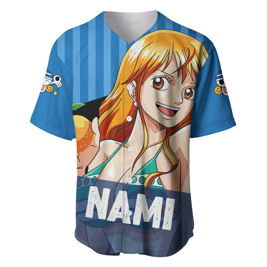 Nami - Cat Burglar Anime Baseball Jersey