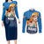 Nami - Cat Burglar Anime Couples Matching Long Sleeve Bodycon Dress and Long Sleeve Button Shirt