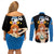 Nami - Cat Burglar Anime Couples Matching Off Shoulder Short Dress and Long Sleeve Button Shirt