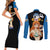 Nami - Cat Burglar Anime Couples Matching Short Sleeve Bodycon Dress and Long Sleeve Button Shirt