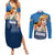 Nami - Cat Burglar Anime Couples Matching Summer Maxi Dress and Long Sleeve Button Shirt