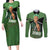 Roronoa Zoro - One Piece Couples Matching Long Sleeve Bodycon Dress and Long Sleeve Button Shirt