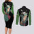 Roronoa Zoro - One Piece Couples Matching Long Sleeve Bodycon Dress and Long Sleeve Button Shirt