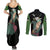 Roronoa Zoro - One Piece Couples Matching Summer Maxi Dress and Long Sleeve Button Shirt