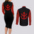 Vegeta Super Saiyan 4  Anime - Manga Couples Matching Long Sleeve Bodycon Dress and Long Sleeve Button Shirt