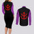 Vegeta Ultra Ego - Anime Manga Couples Matching Long Sleeve Bodycon Dress and Long Sleeve Button Shirt